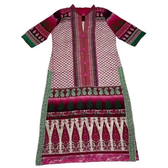 Women's Floral Long Tunic Top(Size Large) - Picture 4 of 9